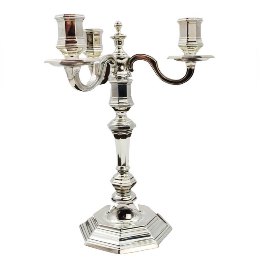 Pair of Candlestick, Candelabra, House of Christofle, 20th Century